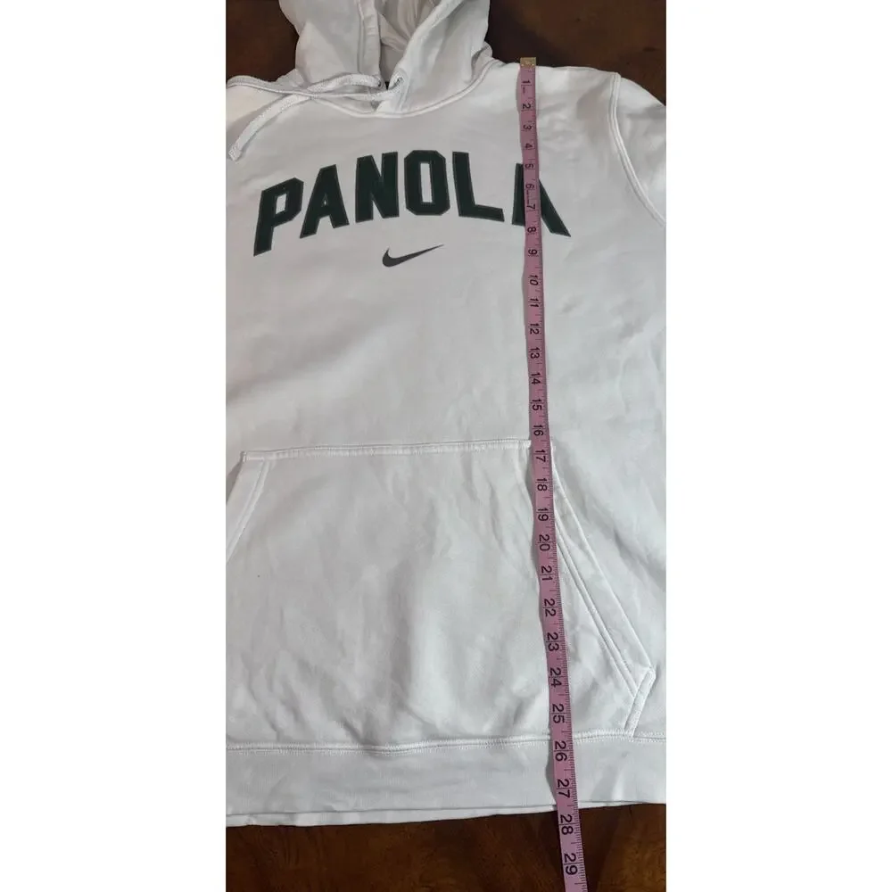 Nike‎ Panola White And Green Hoodie Sweatshirt XL Athleisure Comfort